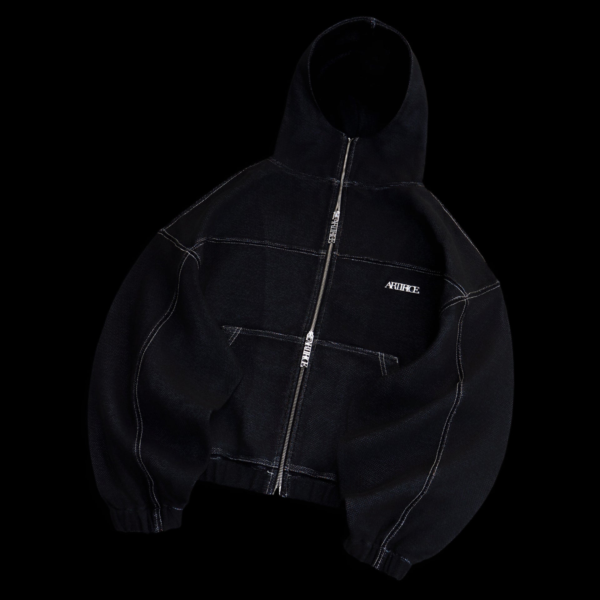 Signature Black tapestry hoodie