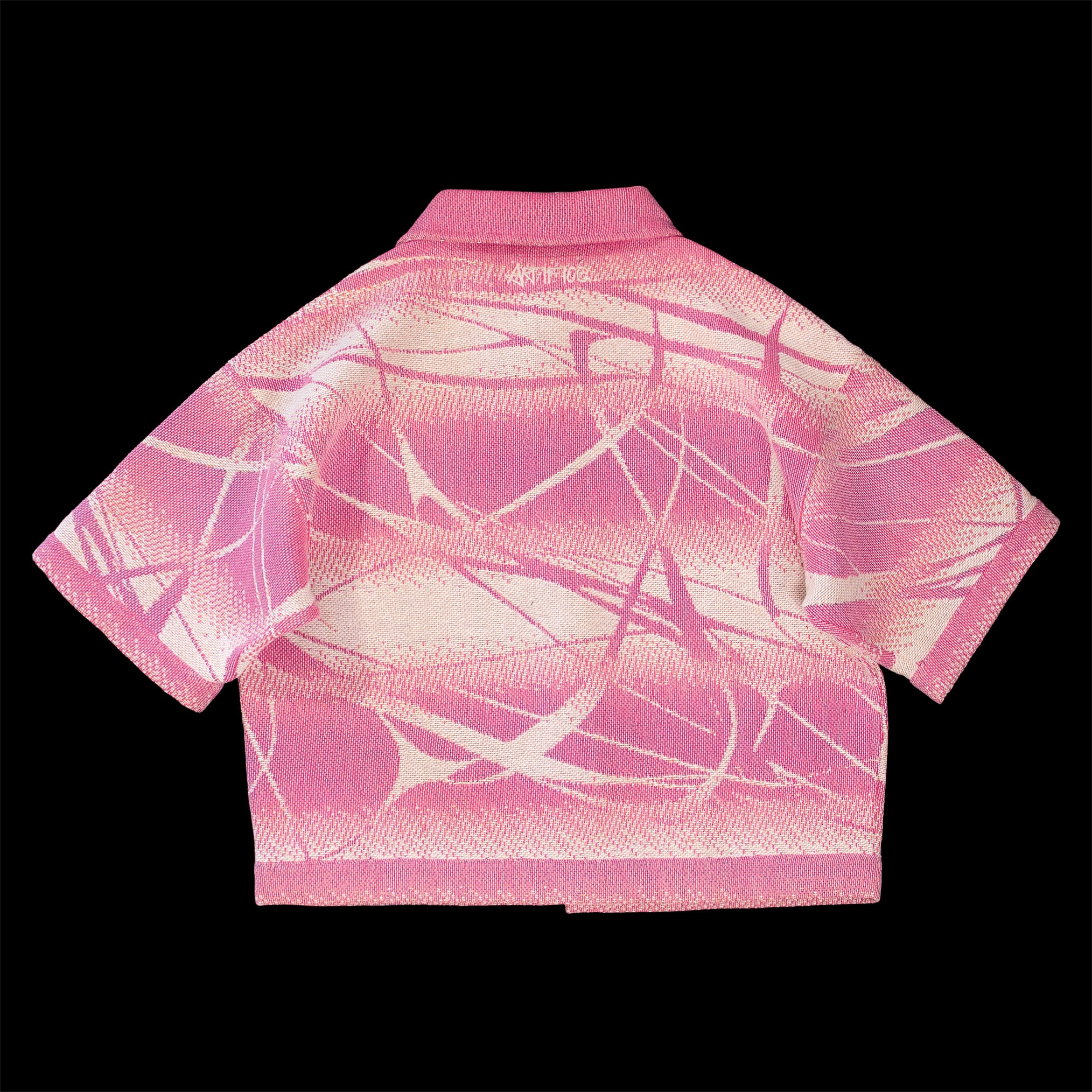 GESTURE Pink gradient tapestry shirt