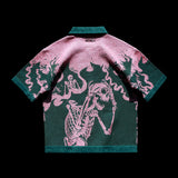 Flaming skeletons tee