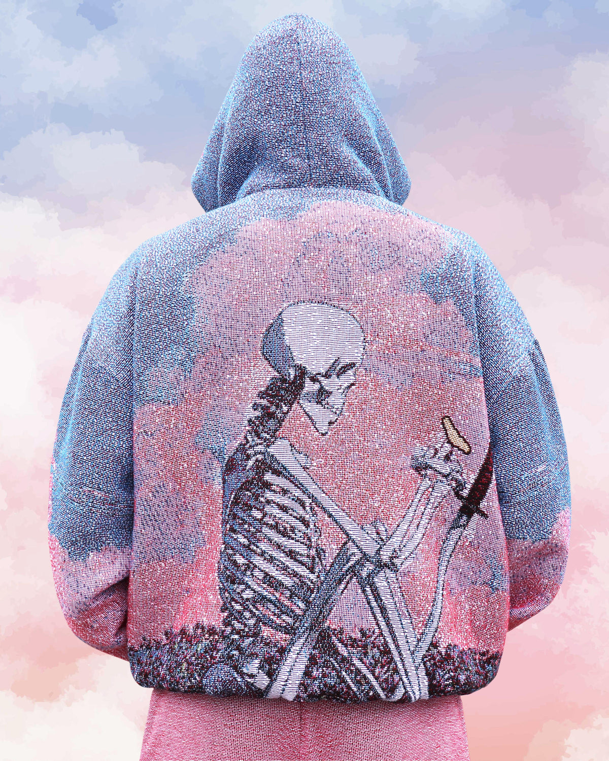 'Skeleton in peace' hoodie
