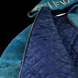 'Smoking Skeletons' zip-up hoodie