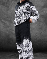 'Flaming Skeletons' sweatpants