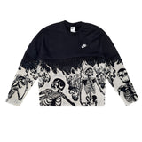 "Skeleton Flame" Outfit Nike Crewneck + Jogging