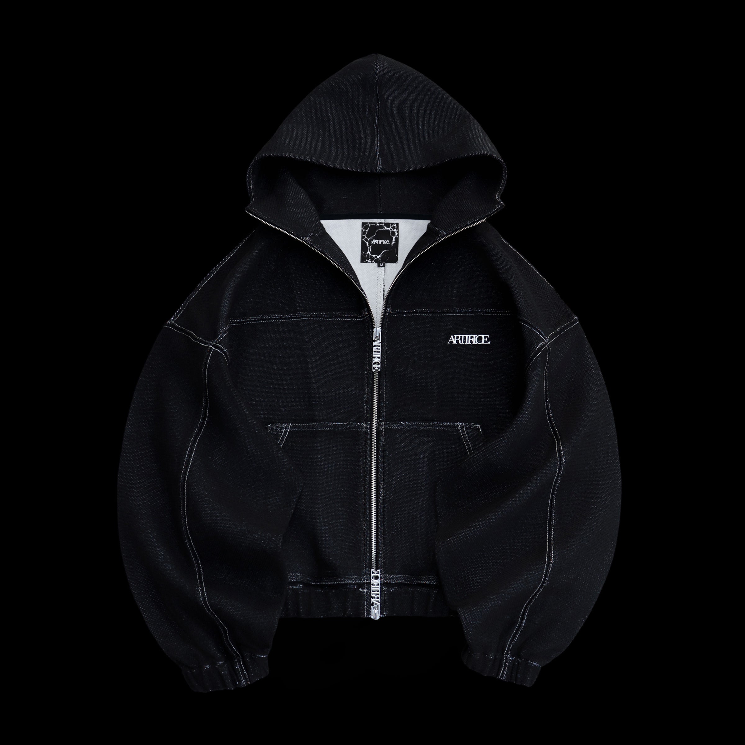 Signature Black tapestry hoodie