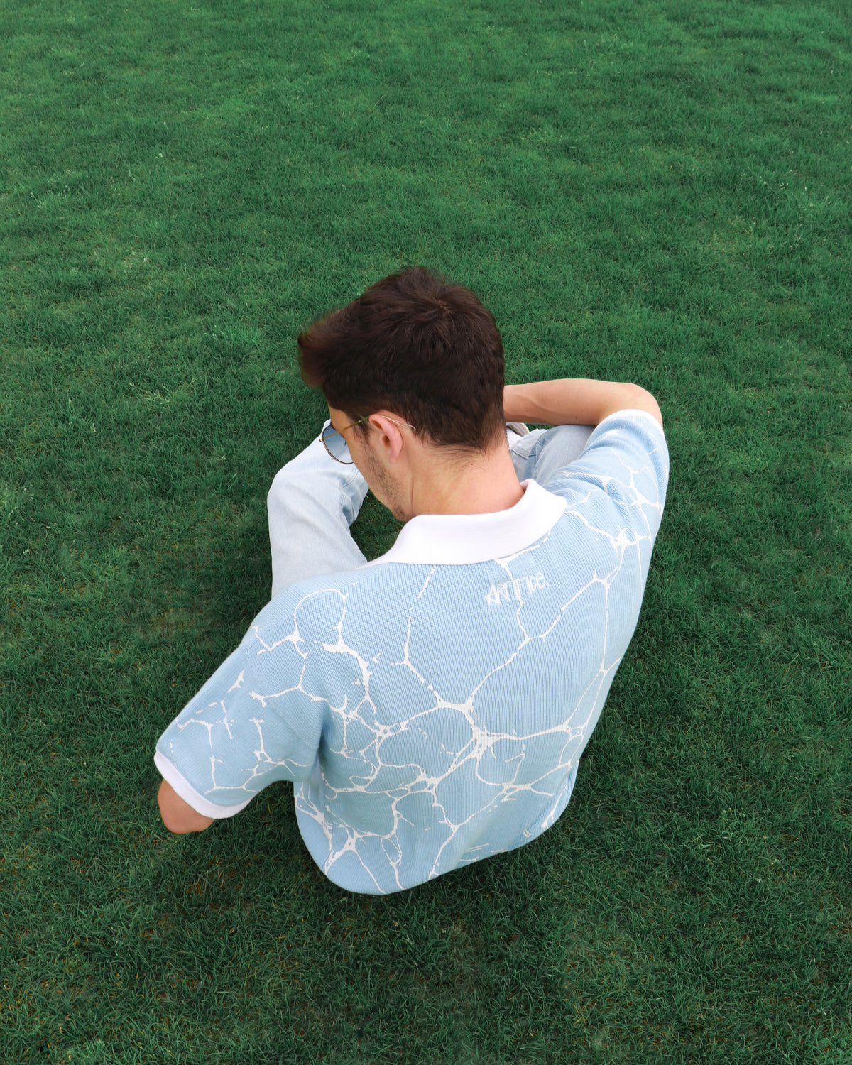 Waffle knit tee