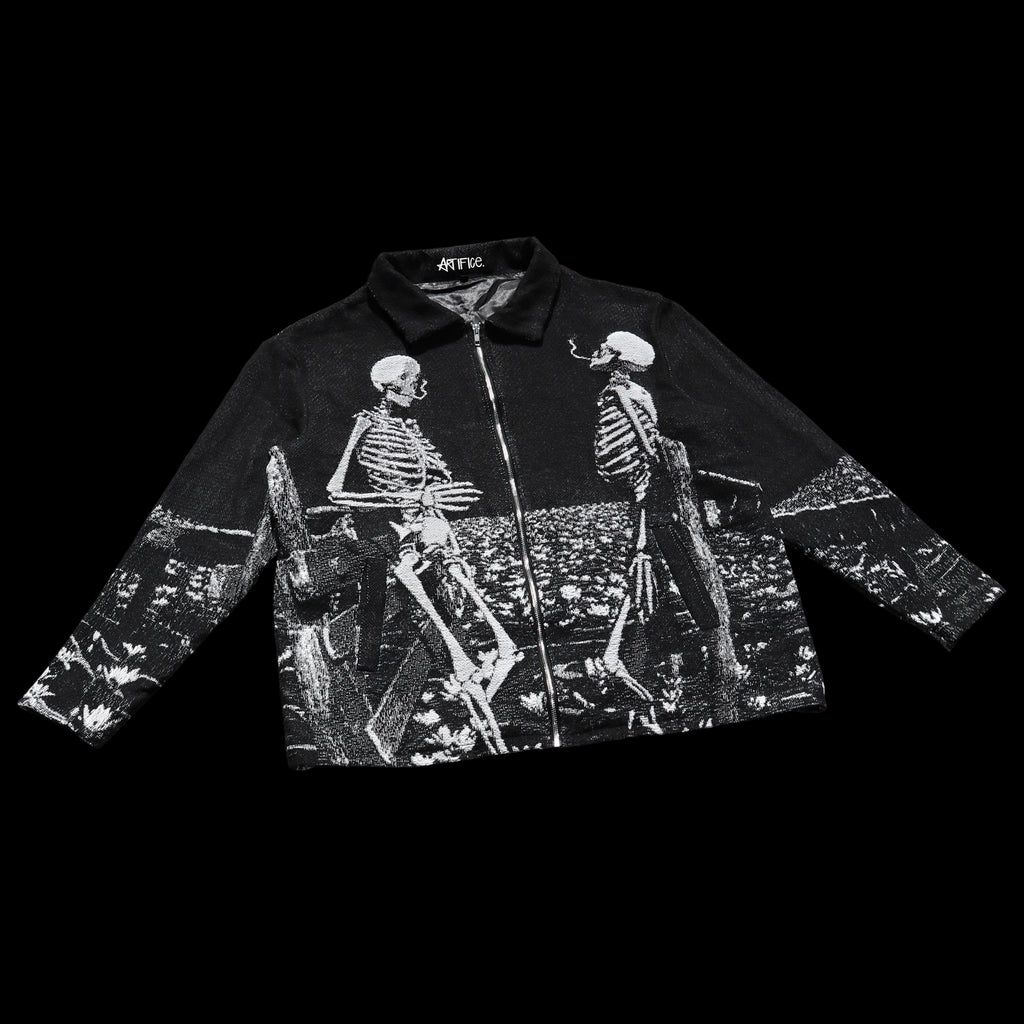 Skeletons Jacket black and white clothing – Artifice.