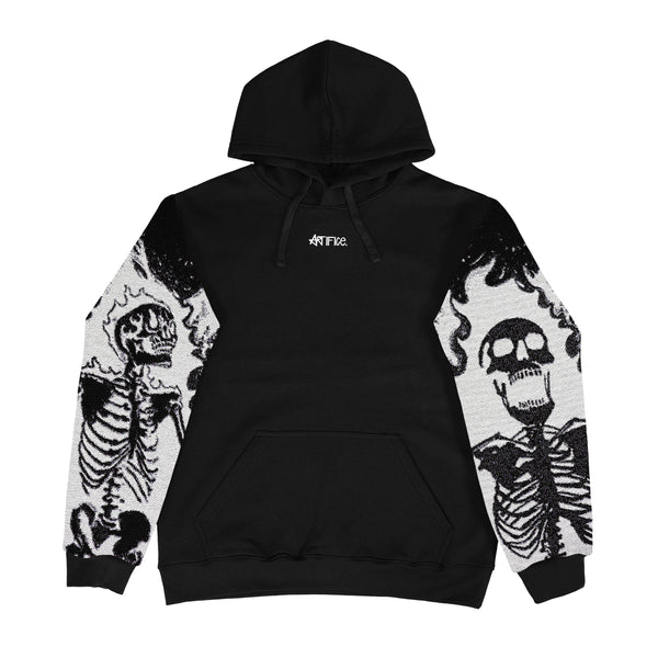 "Flaming Skeletons" Hoodie 1 of 1 Size M