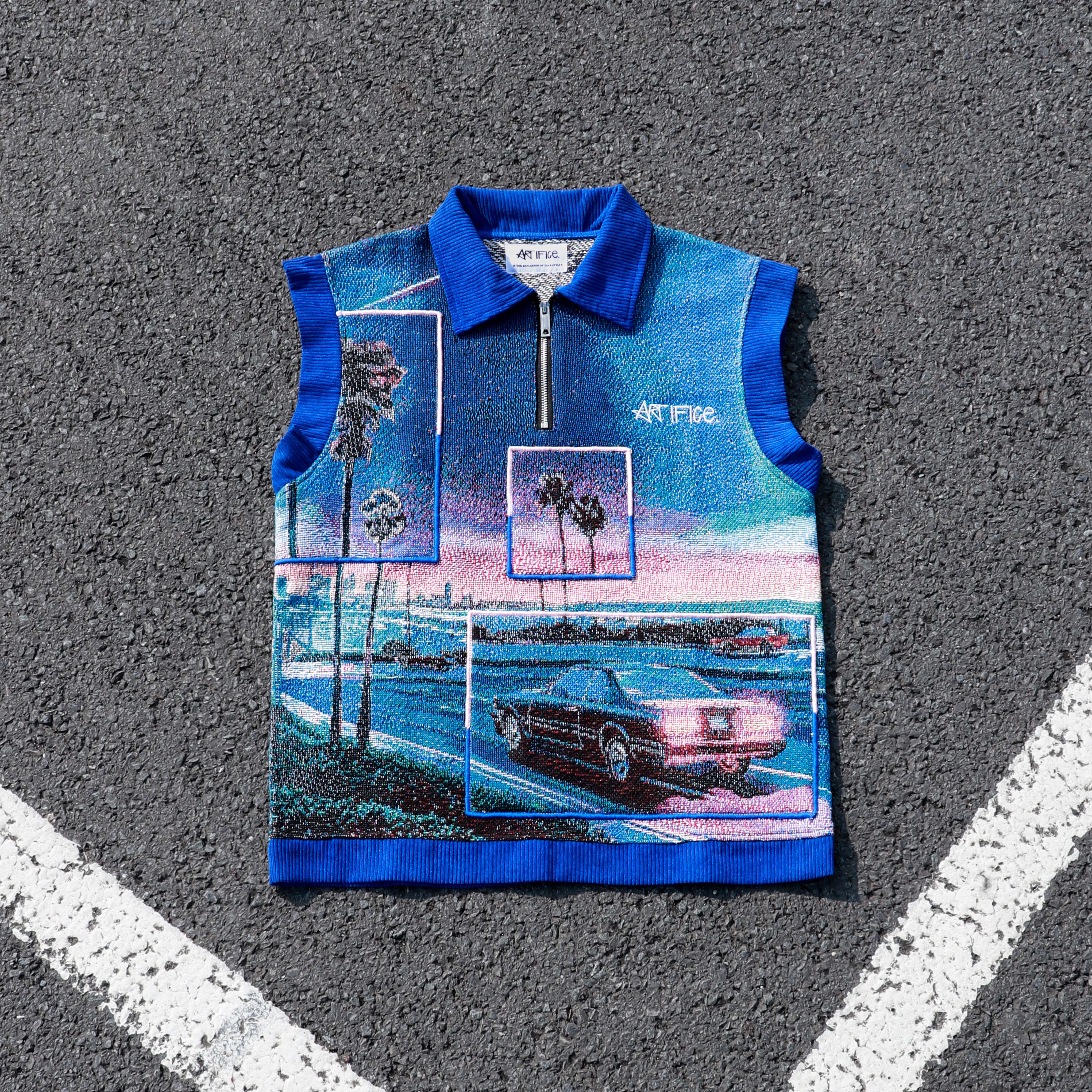Tapestry Sleeveless Tee