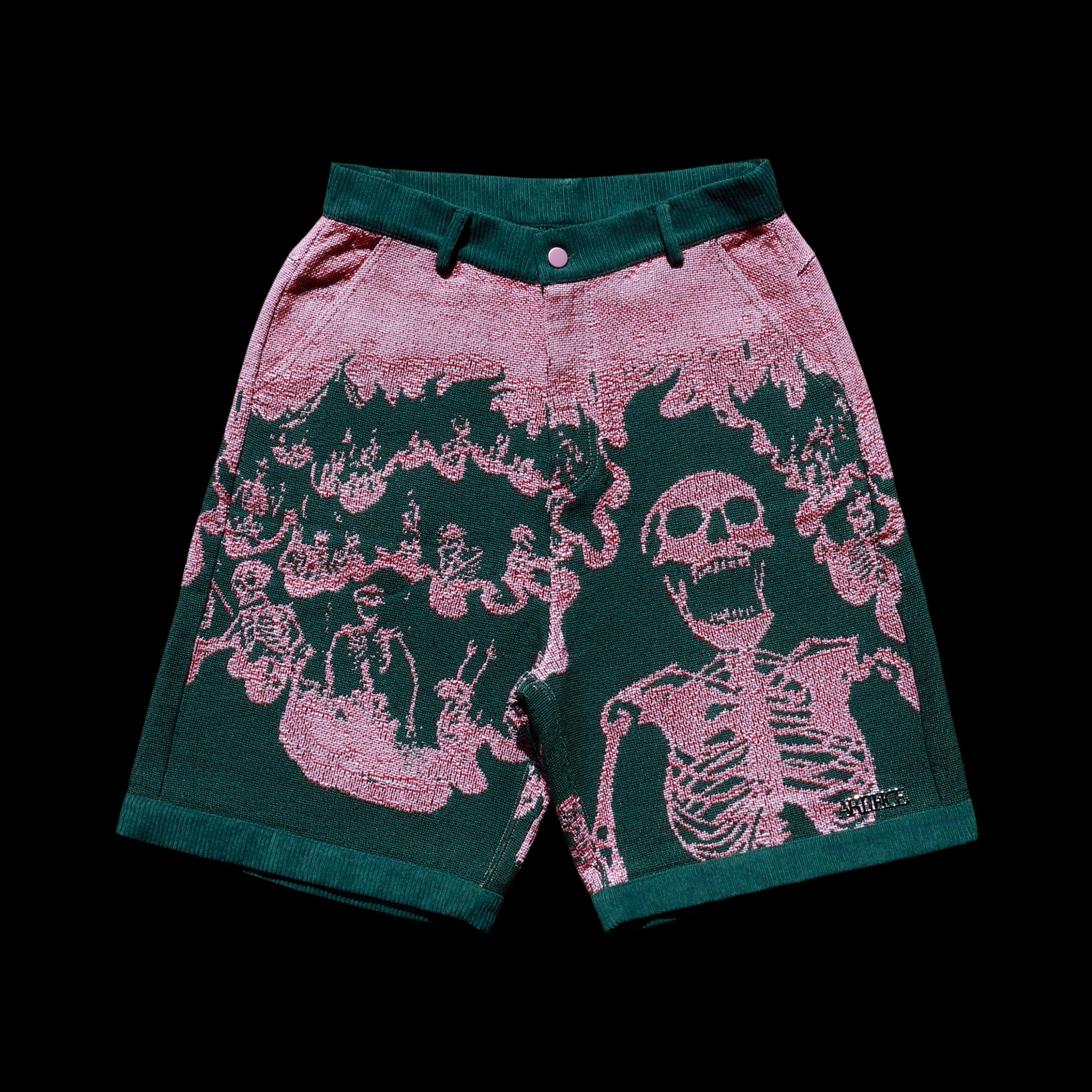 Flaming skeletons short
