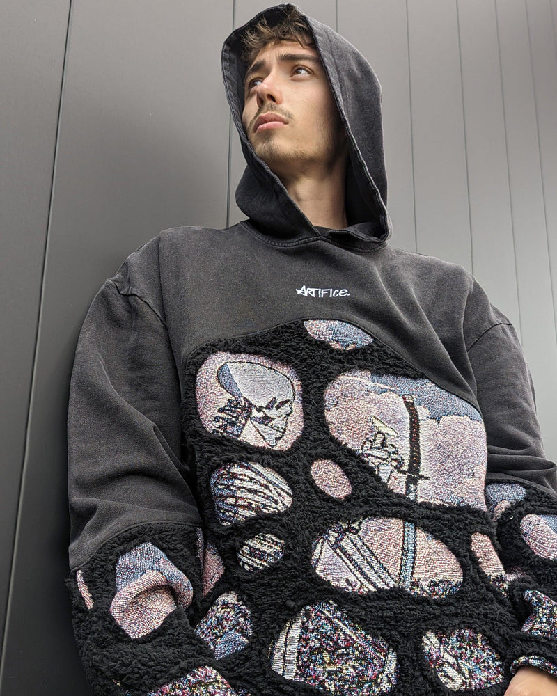 "Skeleton in peace" Hoodie 1 of 1 (M) - Artifice.