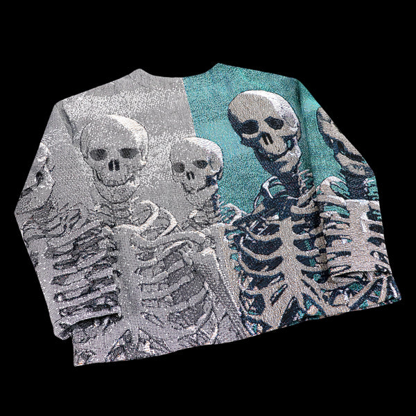 'Spectral Assembly' tapestry sweatshirt